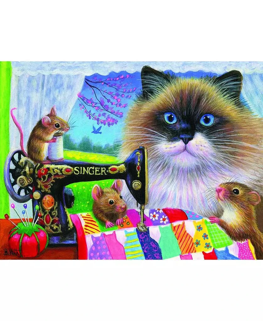 SunsOut Tiffany
s Quilt 300 piece Jigsaw Puzzle for Adults 3