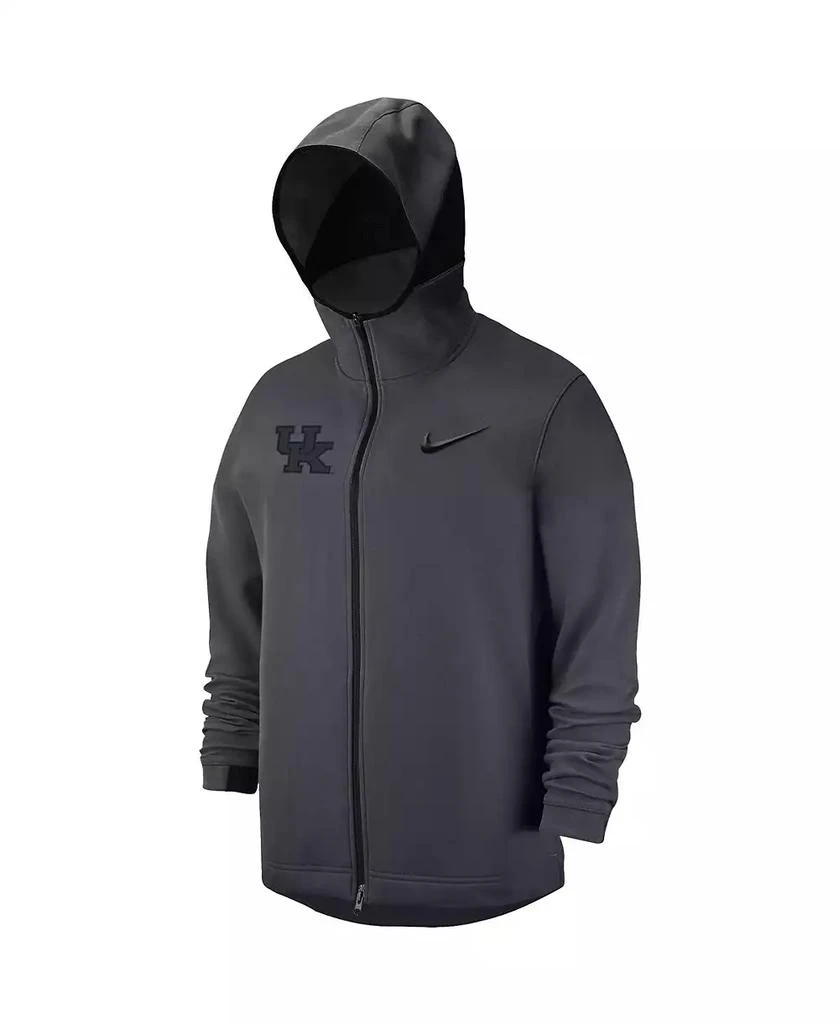 NIKE Men's Anthracite Kentucky Wildcats Tonal Showtime Full-Zip Hoodie 2