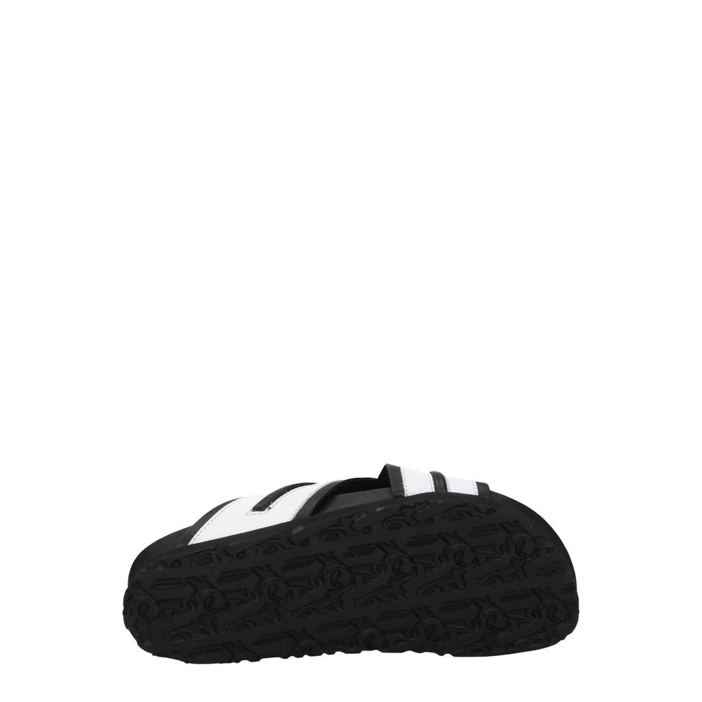 Palm Angels Palm Angels White Leather Slipper 5