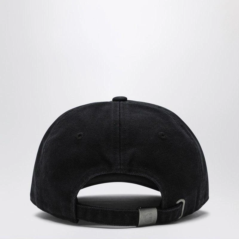Carhartt WIP BLACK ICON BASEBALL CAP 2