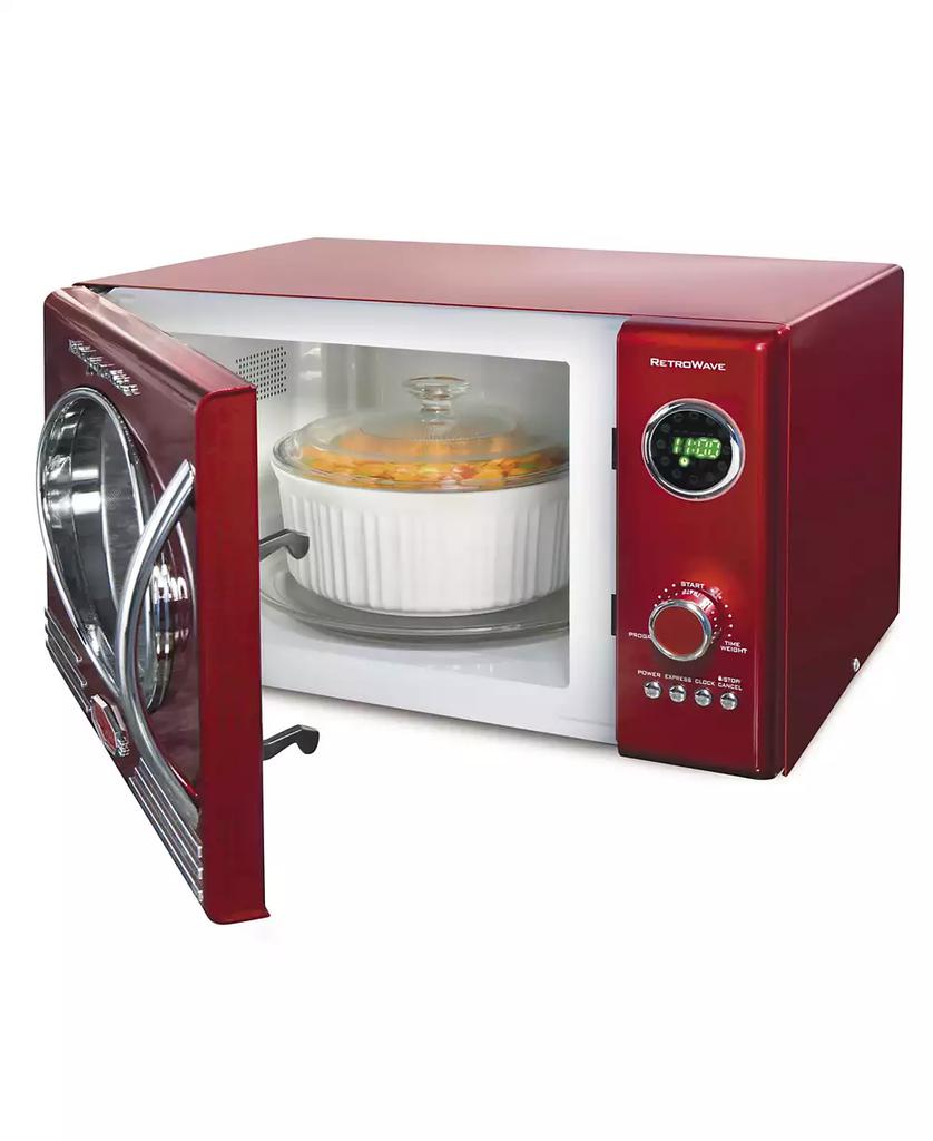 Nostalgia Retro Microwave Oven, 0.9 cube'