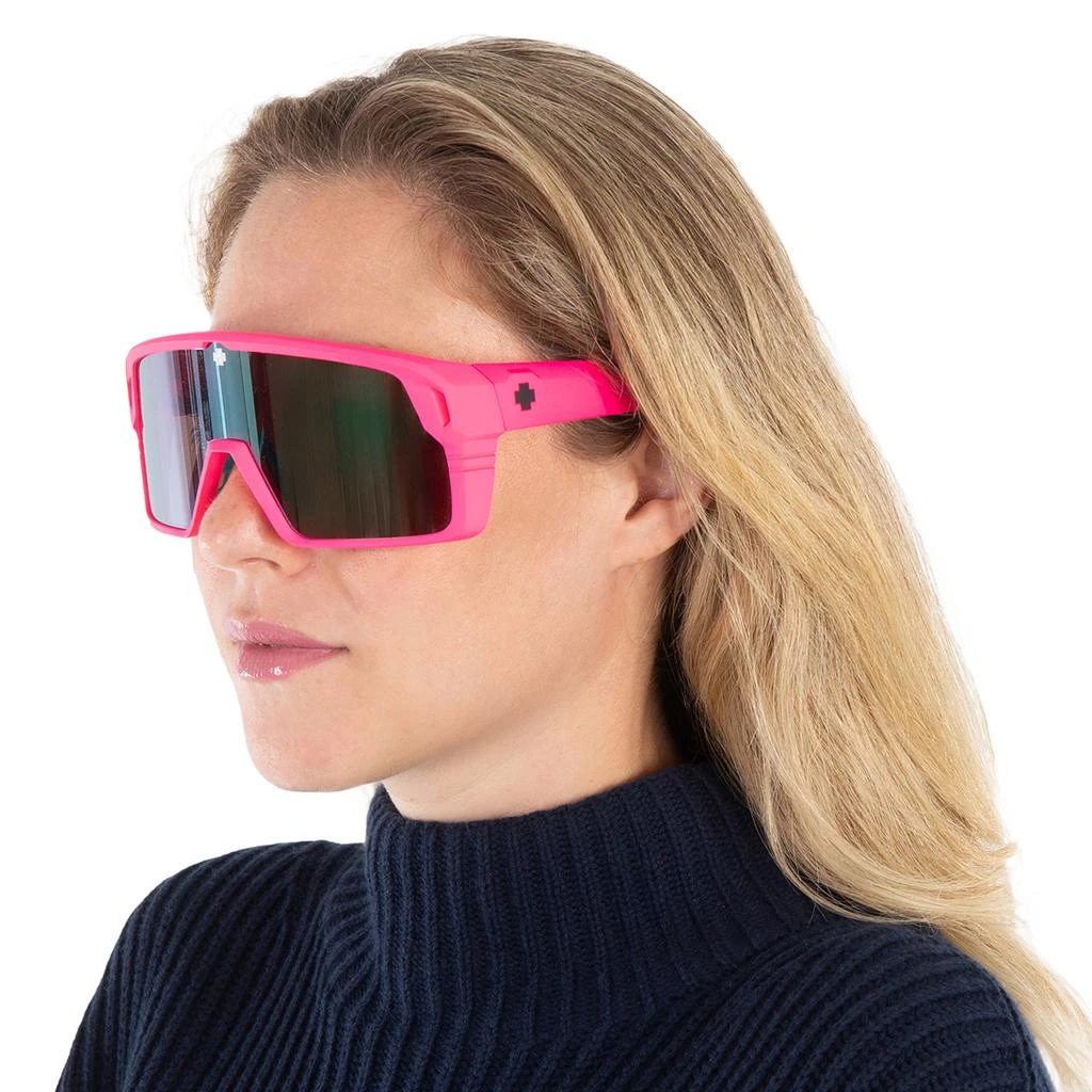 Spy Spy MONOLITH Happy Bronze with Light Green Spectra Mirror Shield Unisex Sunglasses 6700000000151 2