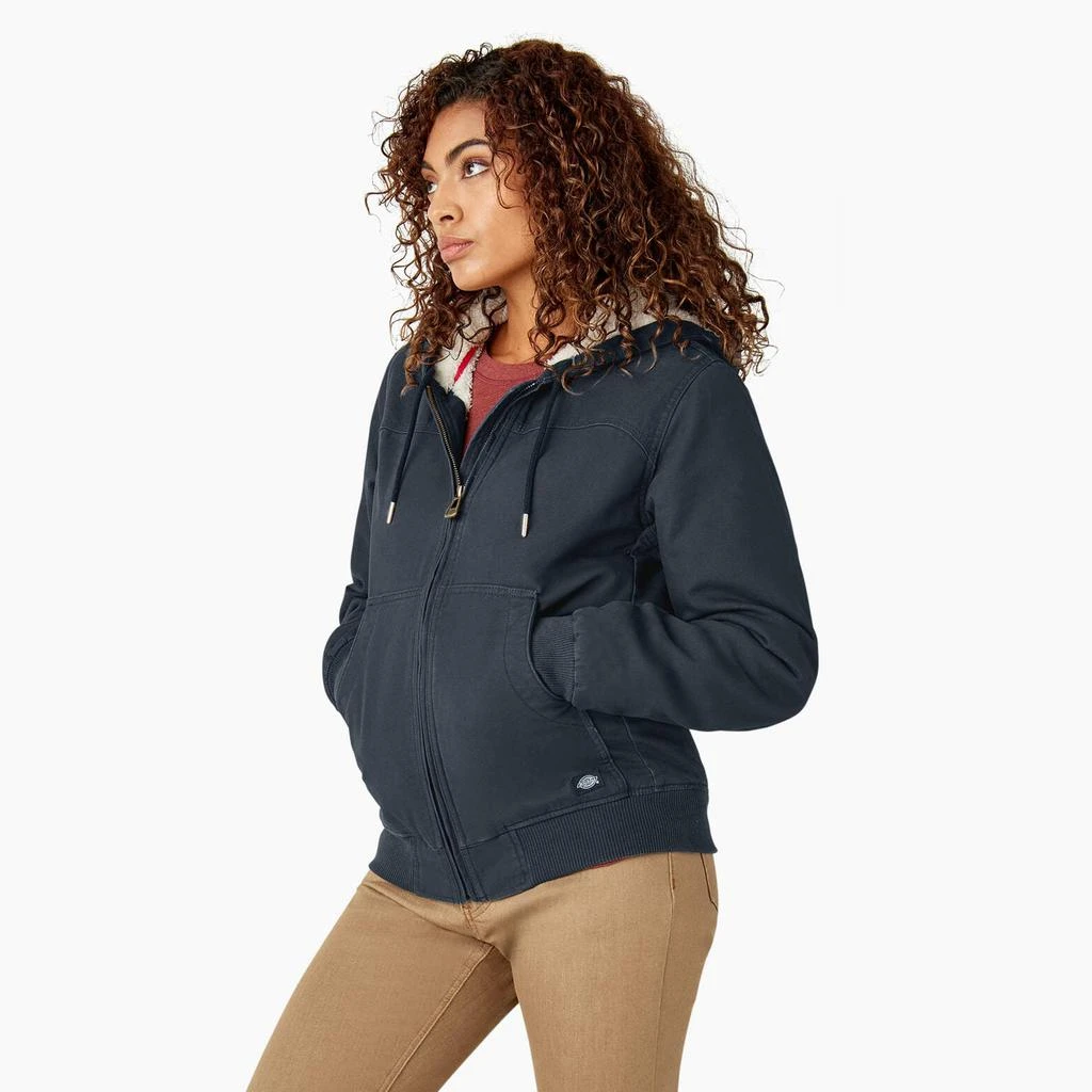 DICKIES Women's Fleece Lined Duck Canvas Jacket 3