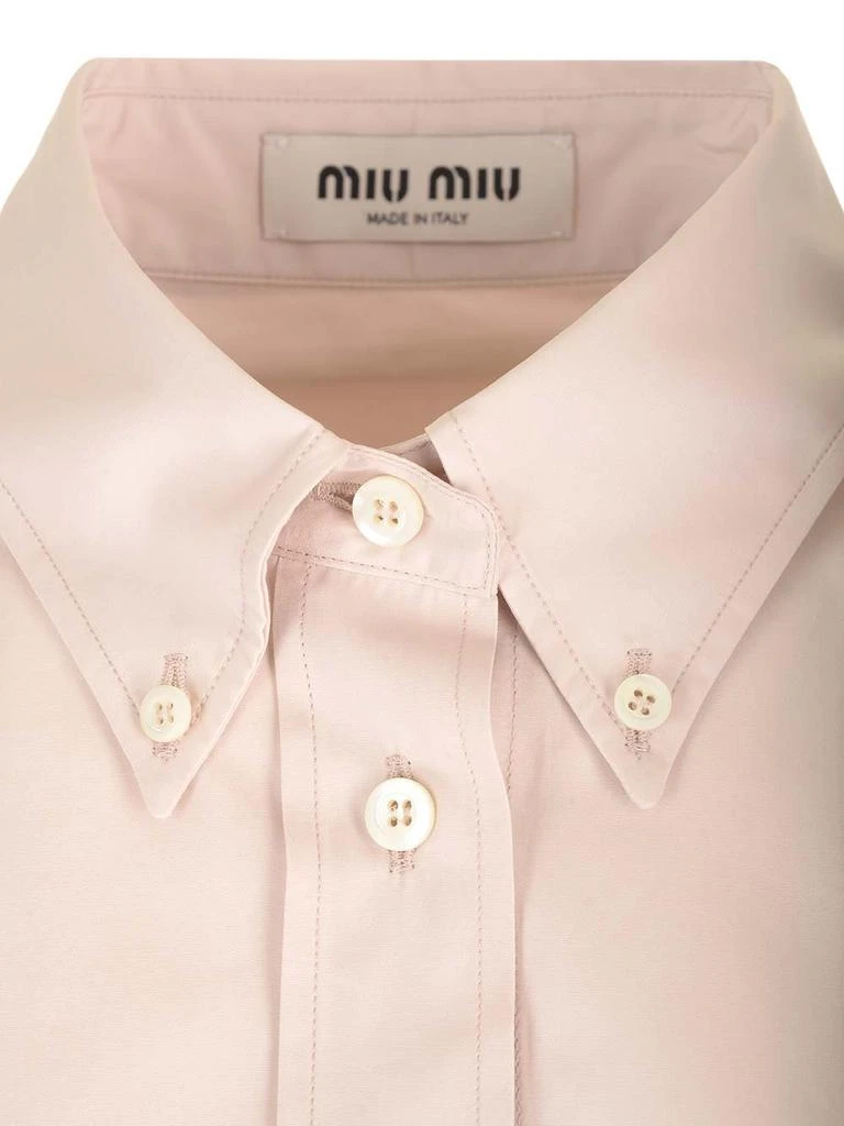 Miu Miu Miu Miu Button-Up Cropped Shirt 3