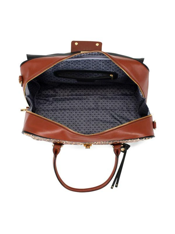 Badgley Mischka Leopard 5-Piece Logo Luggage Set 3