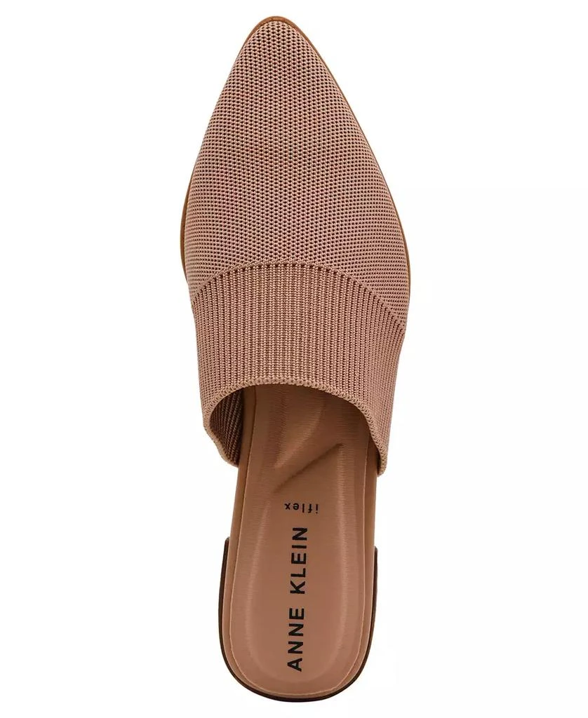 Anne Klein Women's Vassar Pointed Toe Knit Mules 6