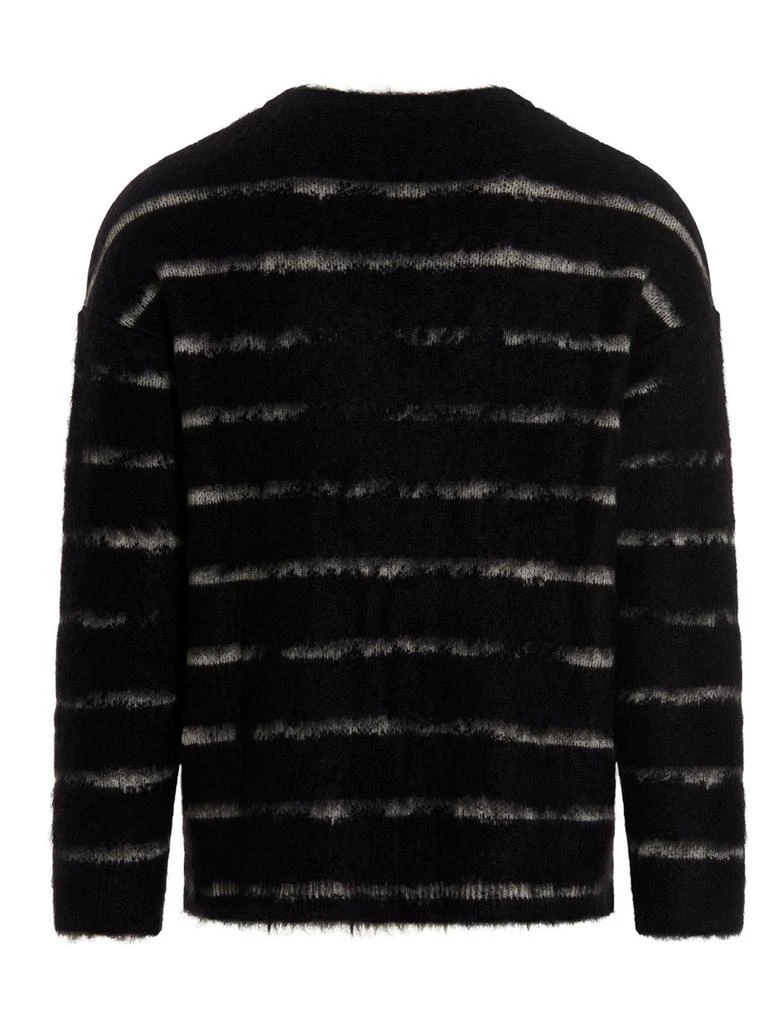 Yves Saint Laurent Saint Laurent Interrupted Striped Knitted Sweater 2