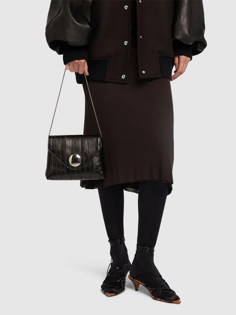 Khaite Bobbi Leather Shoulder Bag 1