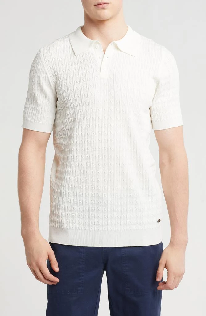 TR Premium Textured Sweater Knit Polo 1