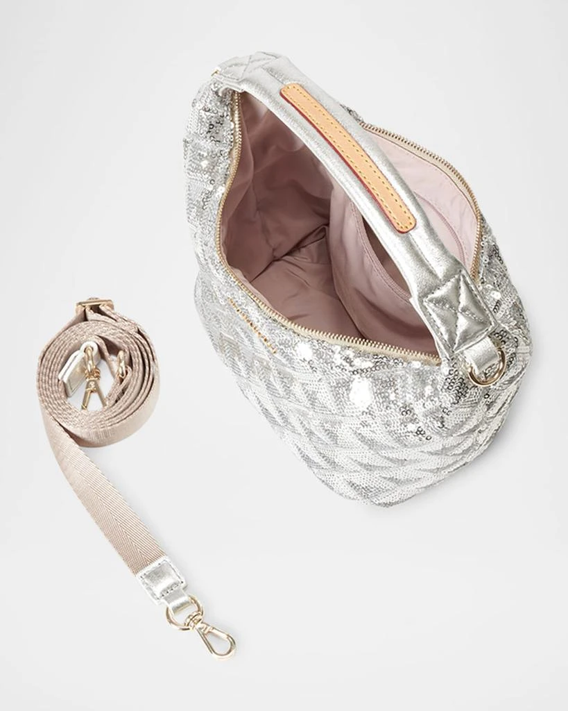 MZ Wallace Mini Sequined Top-Handle Bag 4