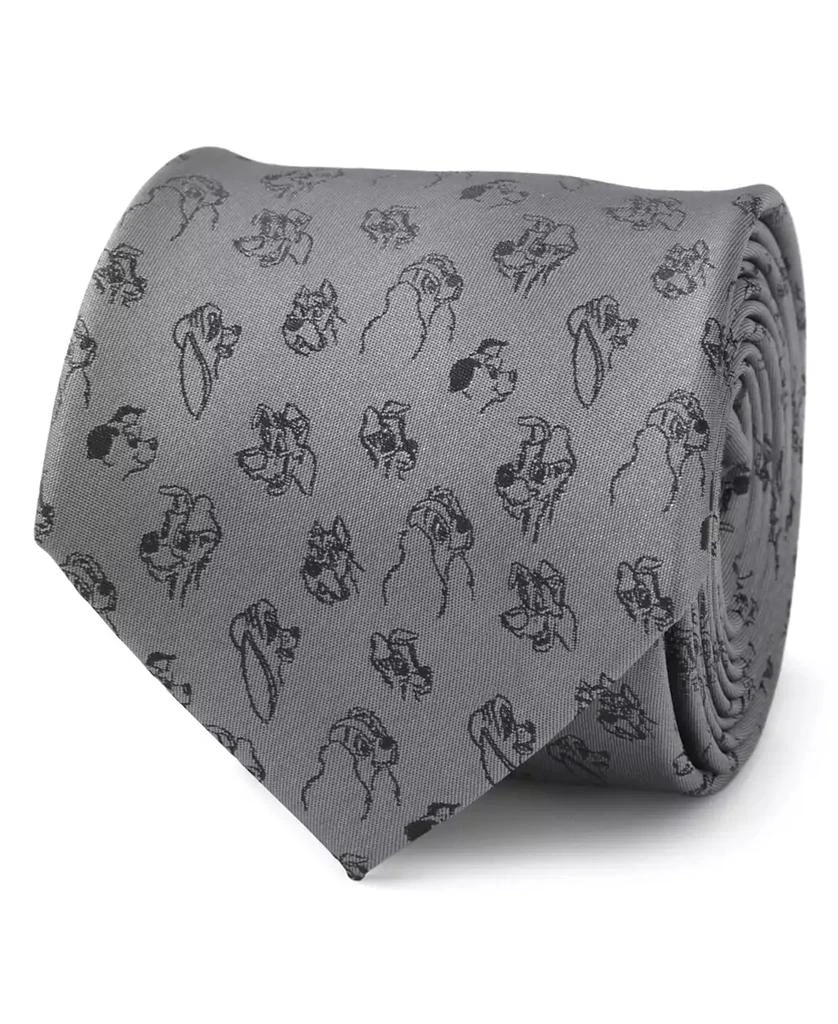 Disney Men's Dog Print Tie 1