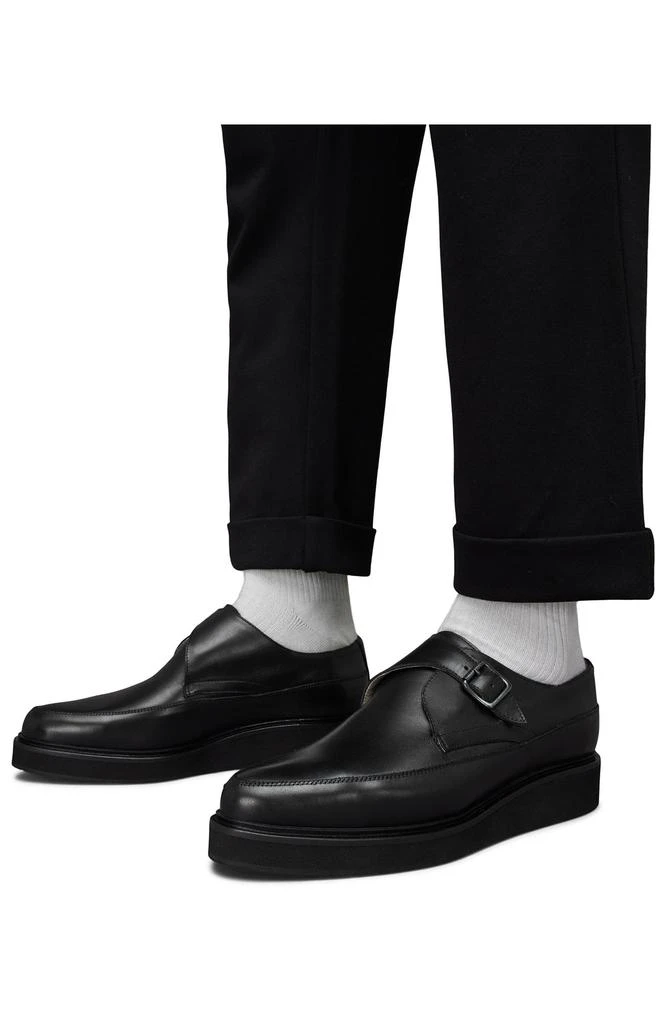 ALL SAINTS Luke Monk Strap Shoe 7