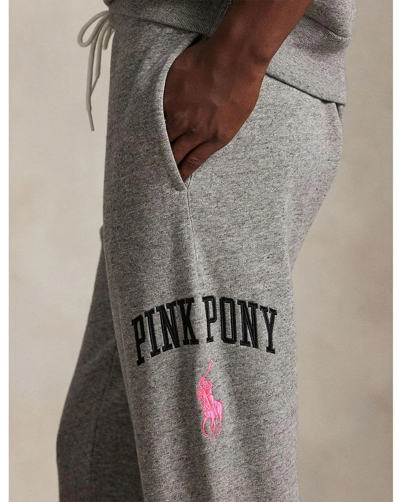 Ralph Lauren Pink Pony Fleece Sweatpant 4