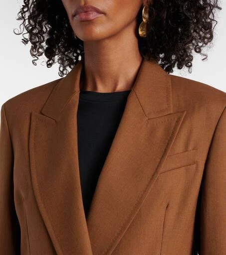 Max Mara Palanca wool and silk-blend blazer 4