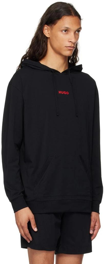 Hugo Boss Black Printed Logo Hoodie 2
