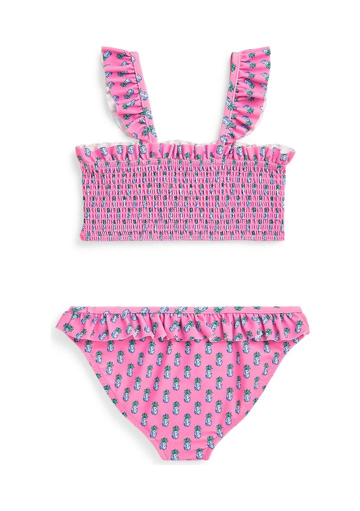 Ralph Lauren Girls 2-6x Pineapple Printed 2 Piece Swimsuit 2