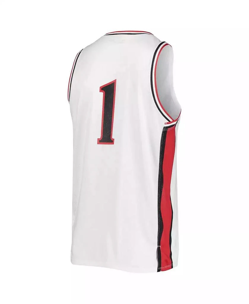 Under Armour Men's Number 1 White Texas Tech Red Raiders Replica Basketball Jersey 2