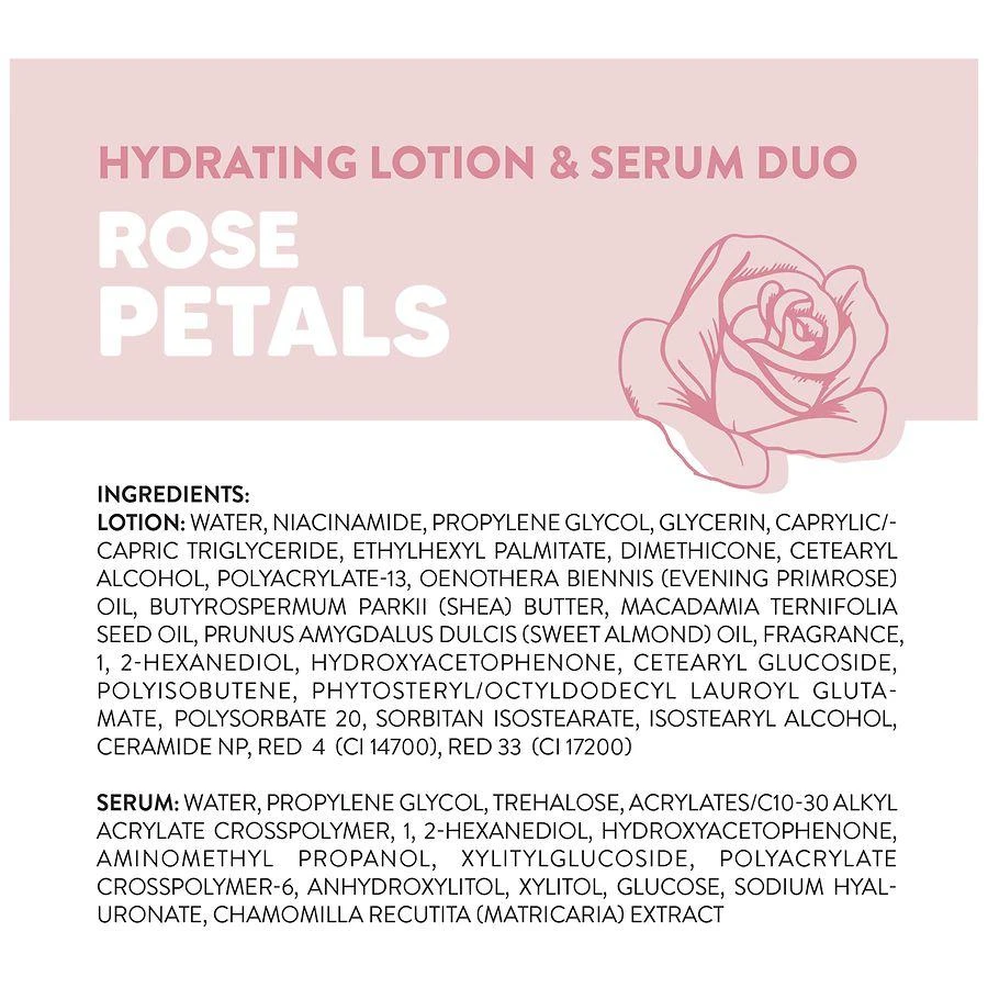 Onyx Professional Hydrating Lotion & Serum Duo Rose Petals 4