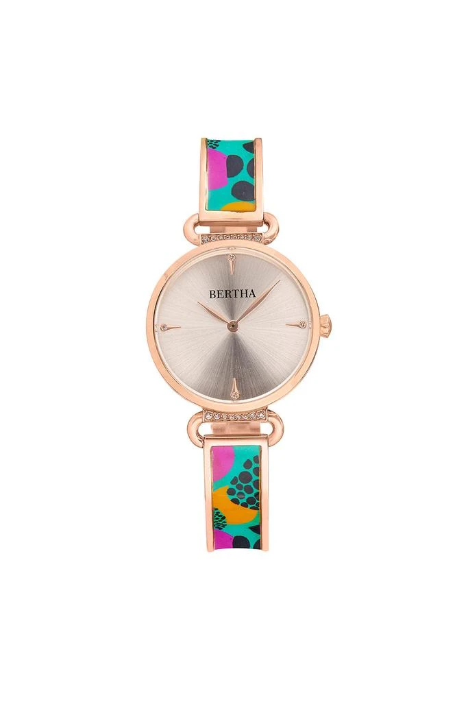 BERTHA Katherine Enamel-Designed Bracelet Watch 6