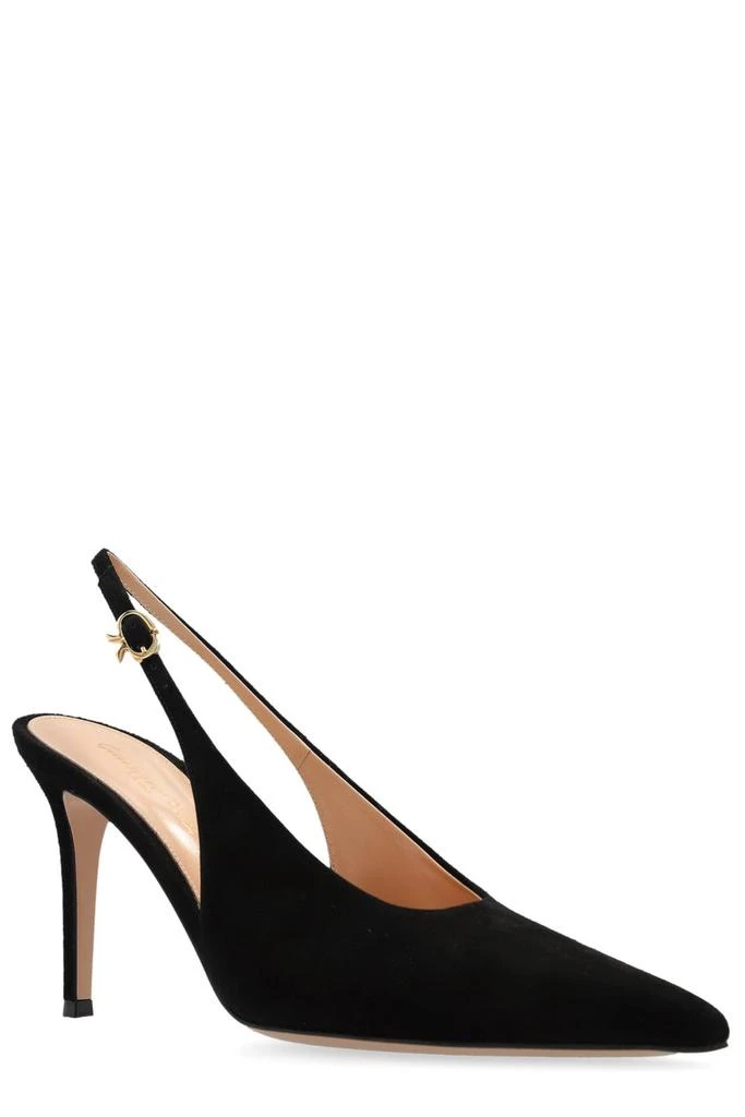 Gianvito Rossi Gianvito Rossi Robbie Pointed Toe Slingback Pumps 2