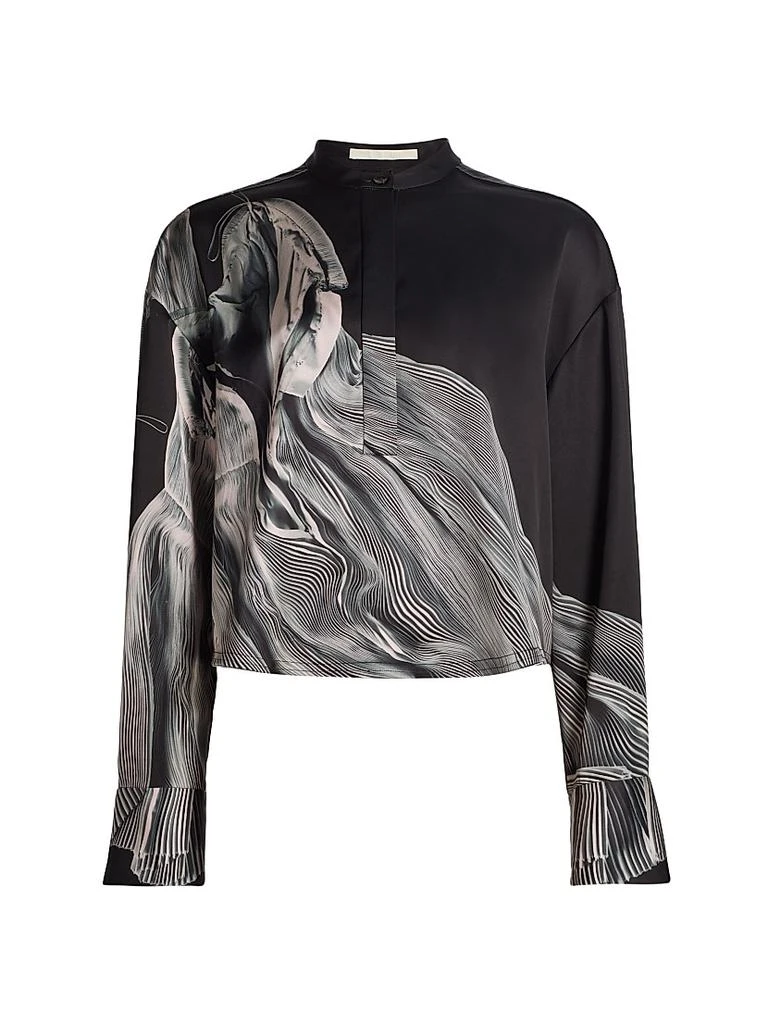 Jason Wu Double-Face Satin Oversized Shirt 1