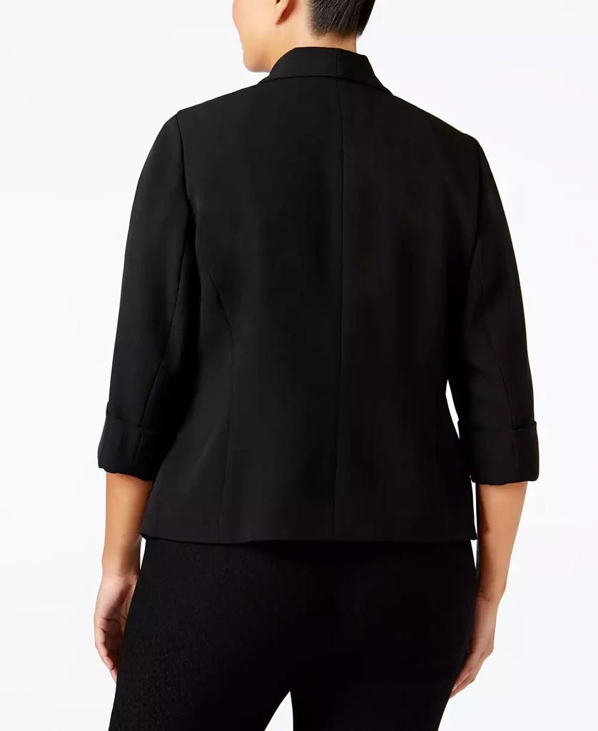 Kasper Plus Size Open-Front Soft Blazer 3