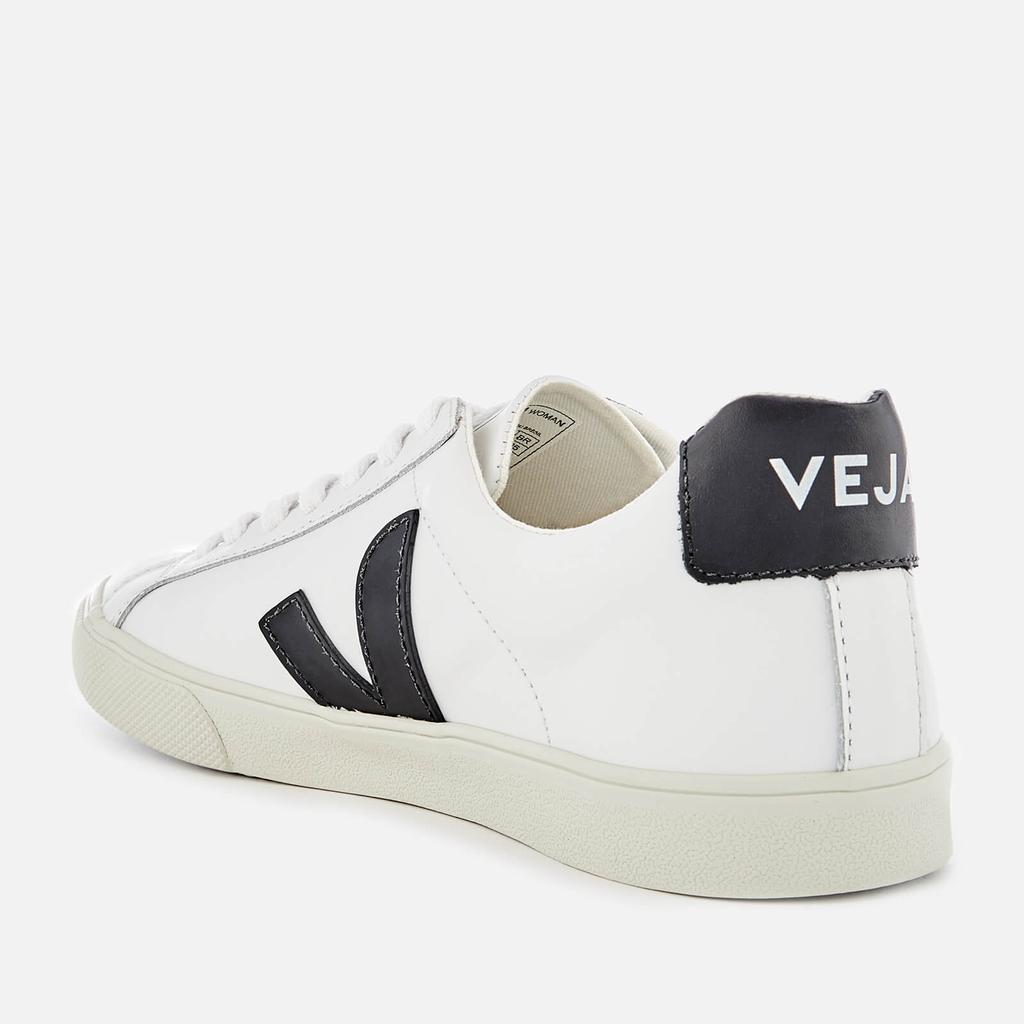 Veja Veja Women's Esplar Leather Trainers - Extra White/Black