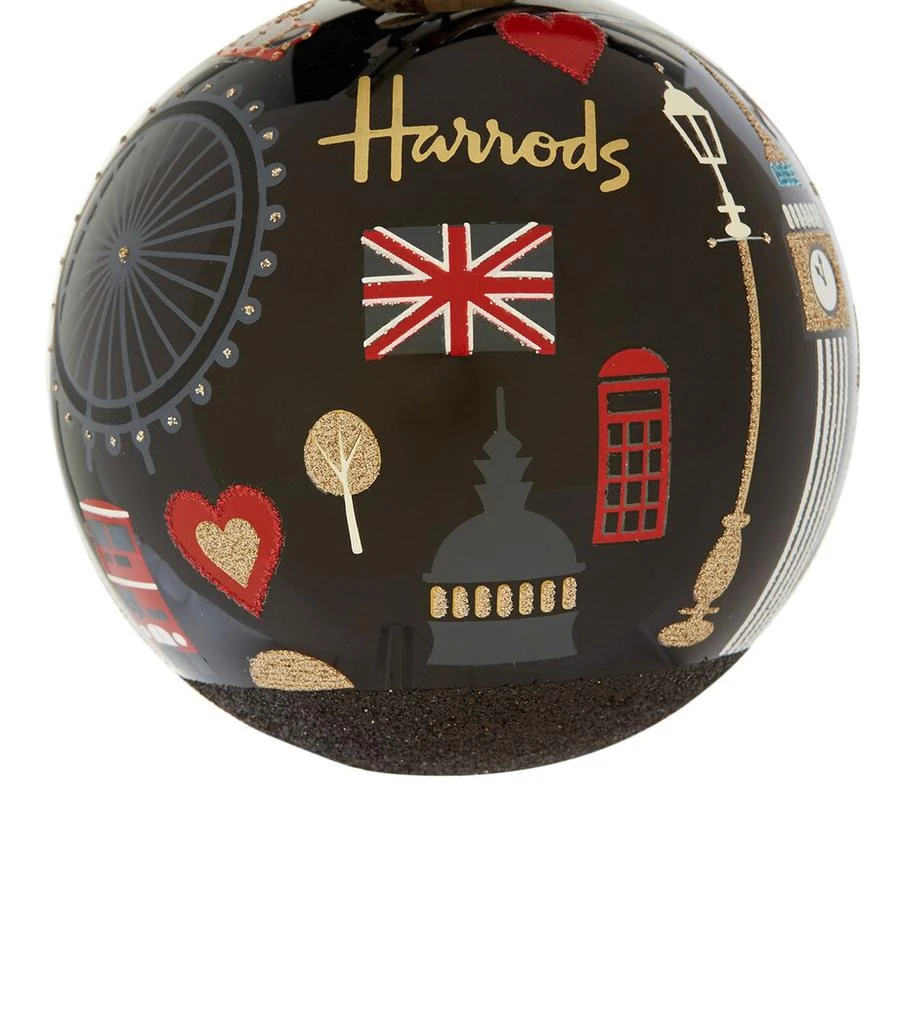 Harrods Glitter London Bauble 2