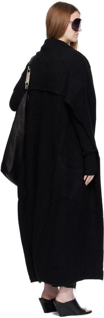 Rick Owens Black Concordians Long Cardigan 3