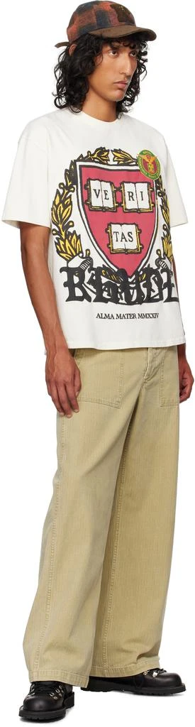 Rhude White Runway Plaque T-shirt 4