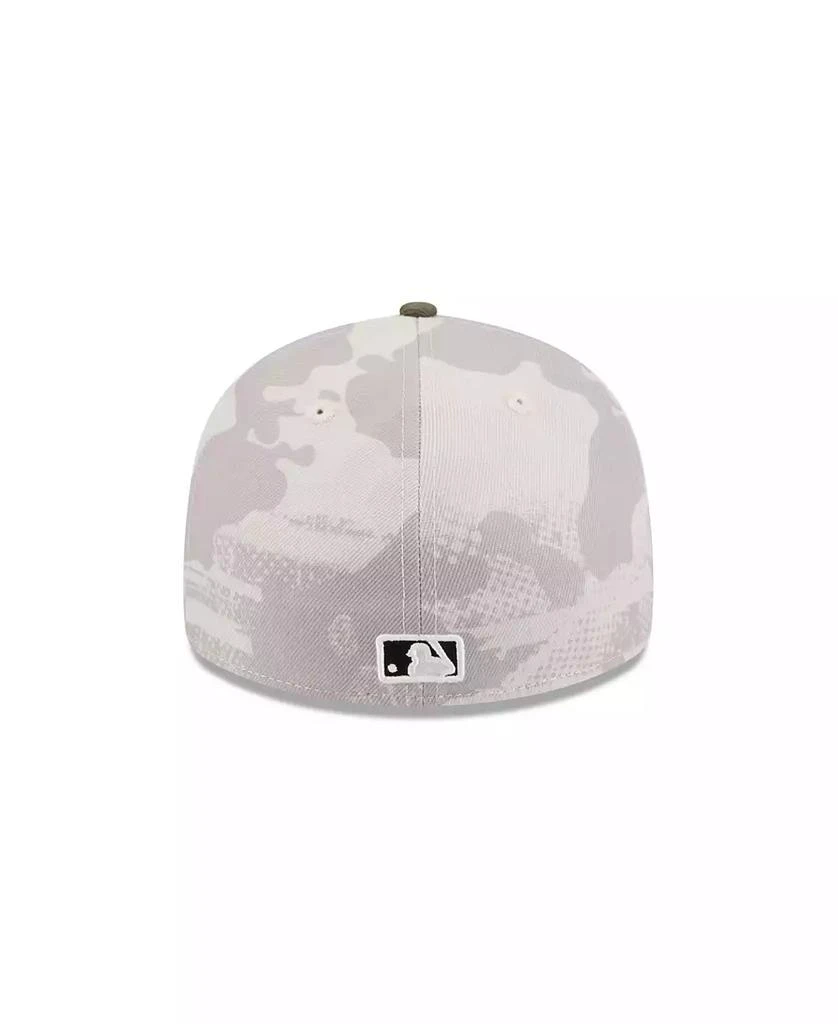 New Era Men's Light Beige/Olive Los Angeles Angels 2025 Armed Forces Day Low Profile 59FIFTY Fitted Hat 5