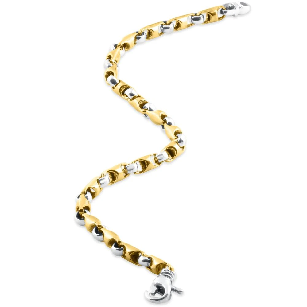 Pompeii3 Men
s Mariner 
Rolo Link 14k Gold (19gram) or Platinum (32gram) 5mm Bracelet 9.5" 3