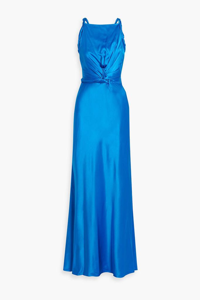 ROKSANDA Likai twisted silk-satin gown