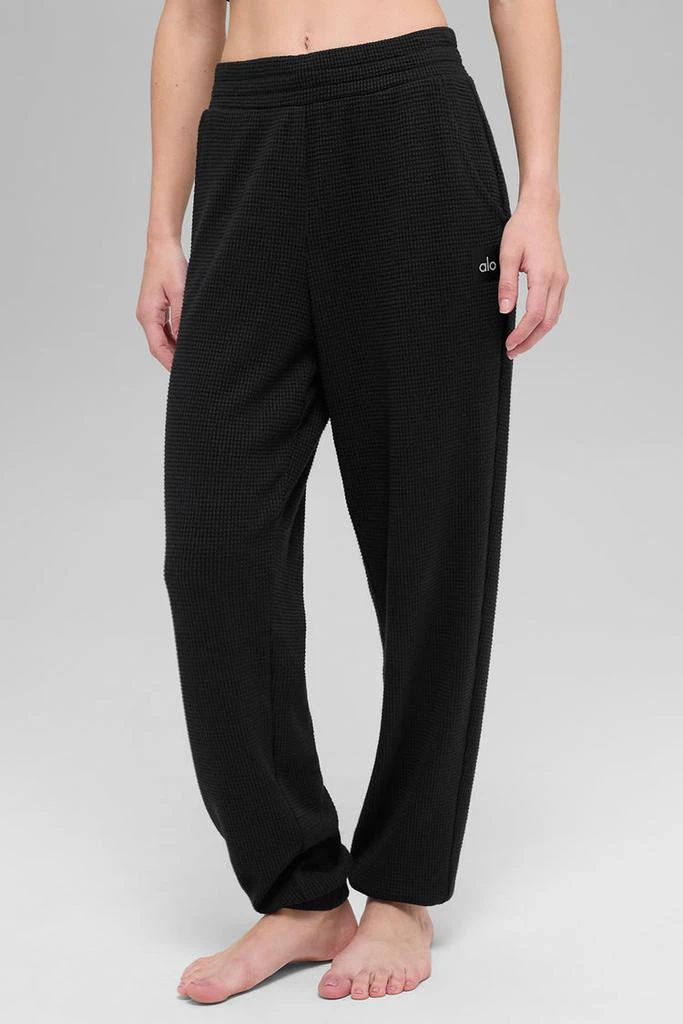 Alo Waffle Weekend Escape Jogger - Clover Green