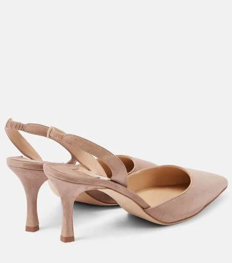 Manolo Blahnik Carolyne 70 suede slingback pumps 2