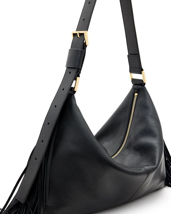 ALL SAINTS Edbury Fringe Leather Bag 5