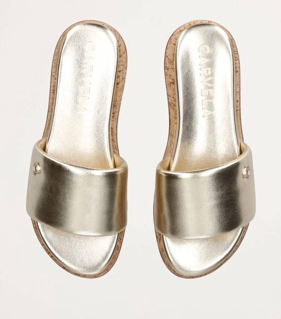 Carvela Metallic Cloud Mules 4