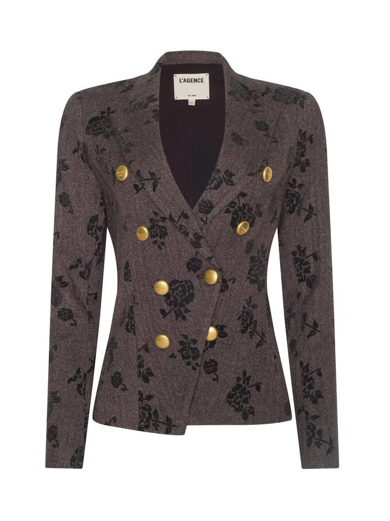 L
Agence L
Agence - Bethany Flocked Herringbone Blazer 5