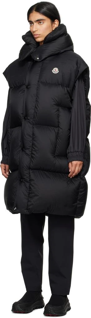 Moncler Black Verone Long Down Jacket 4