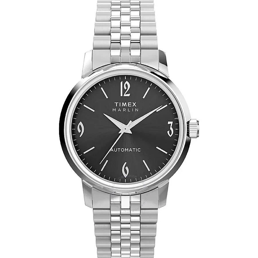 Timex Marlin Automatic Black Dial Men's Watch TW2W93200 1