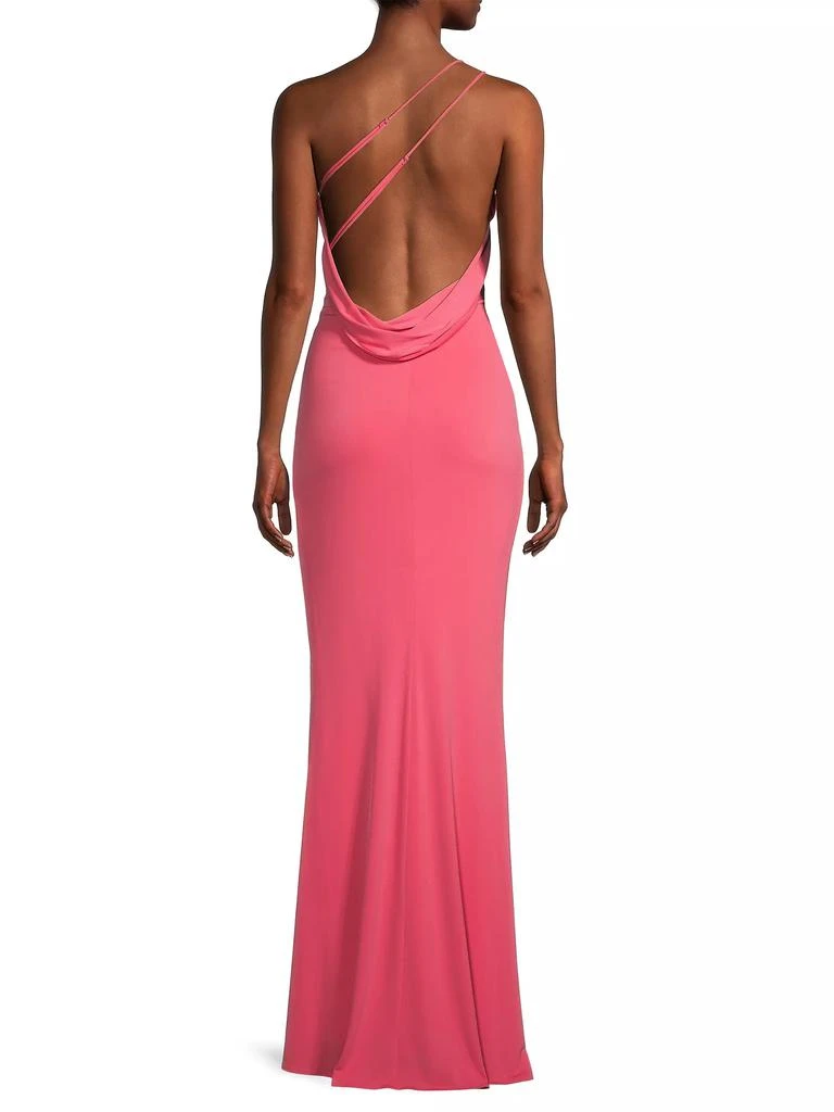 Katie May Winnipeg One-Shoulder Ruched Gown 5