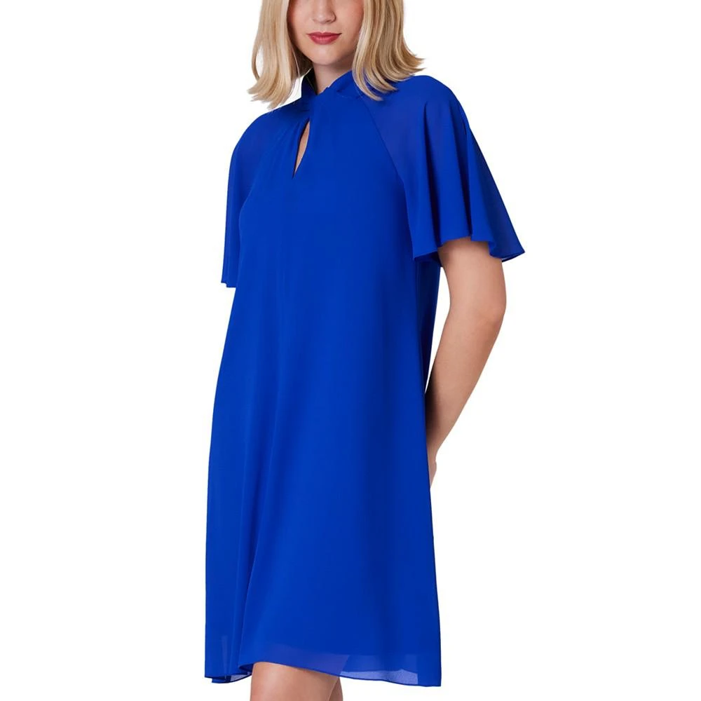 Jessica Howard Petite Twist-Neck Keyhole A-Line Dress 3