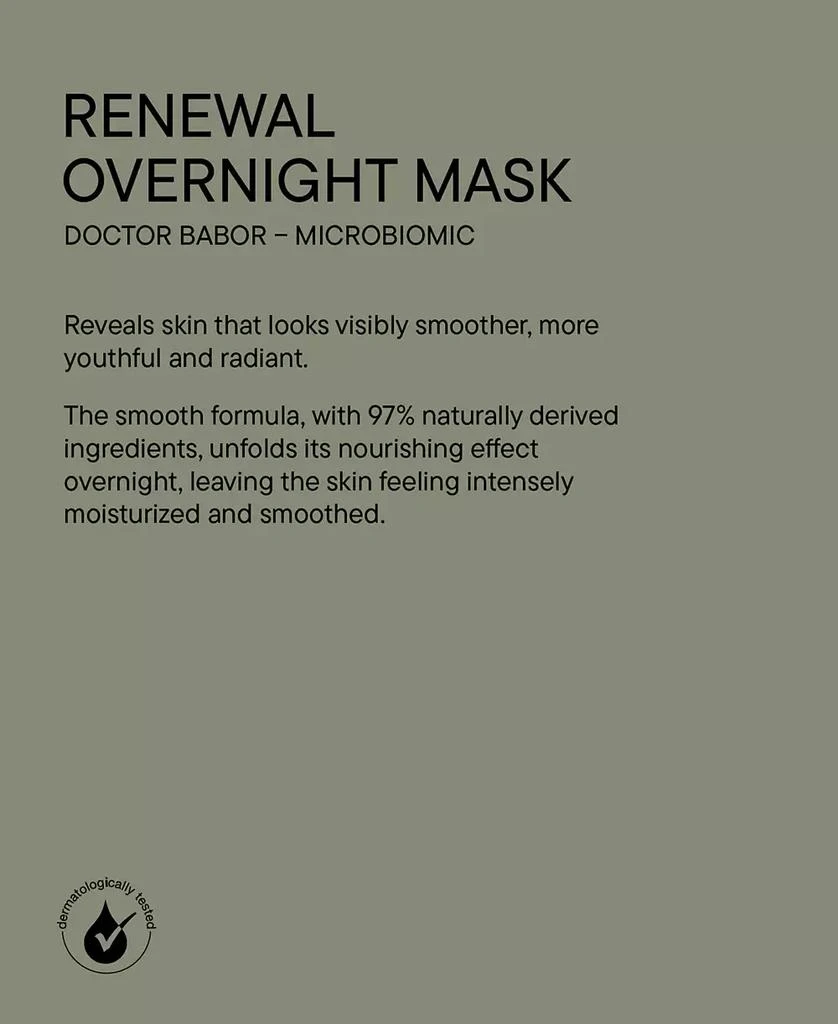BABOR Microbiomic Renewal Overnight Mask, 2.53 oz. 6