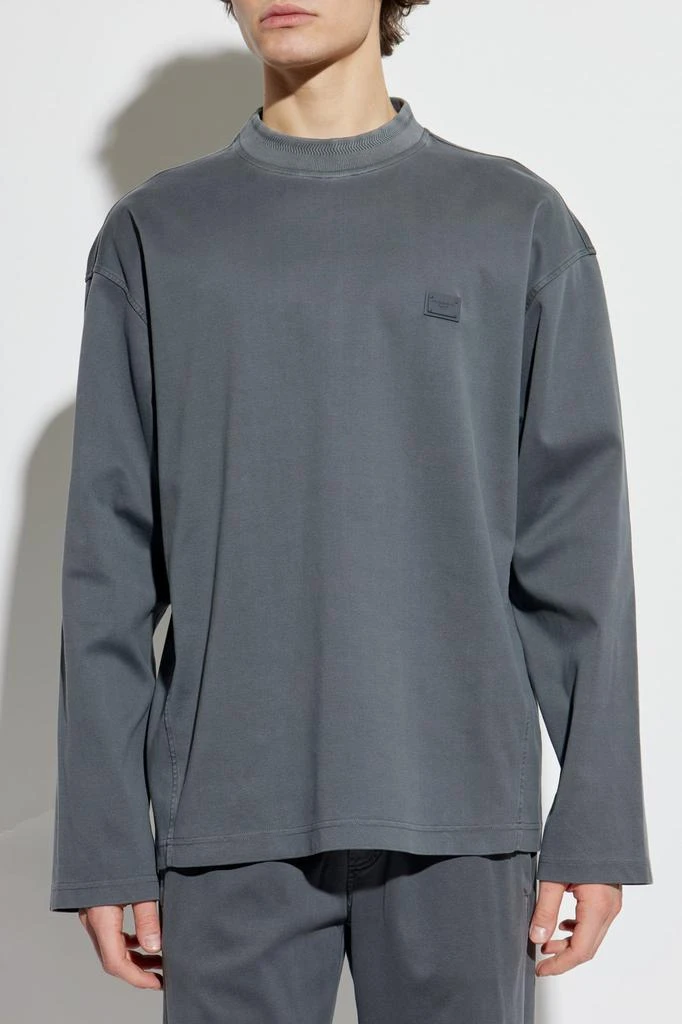 Dolce 
Gabbana Dolce 
Gabbana Logo Plaque Long-Sleeved Sweatshirt 2