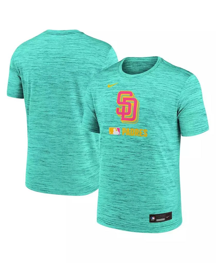 NIKE Men's Mint San Diego Padres 2025 City Connect Authentic Collection Velocity Performance T-Shirt 1