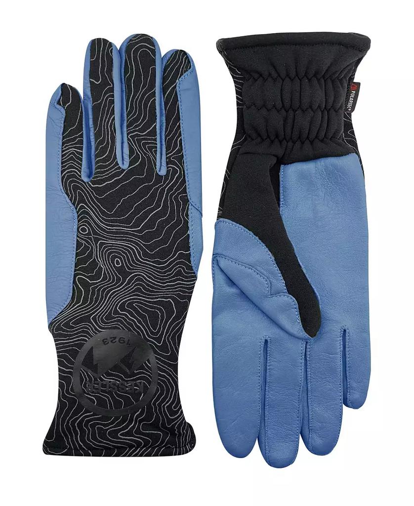 KESSLER Women s MATTILA – Casual Softshell Gloves with Leather Palm & Touchscreen Function