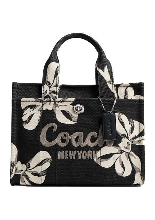 Coach Cargo Tote Bag 26 With Bow Print 1