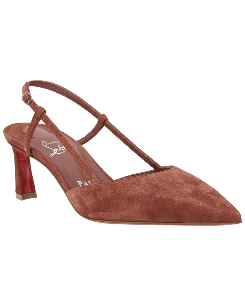 Christian Louboutin Condoroline 55 Suede Slingback Pump 1