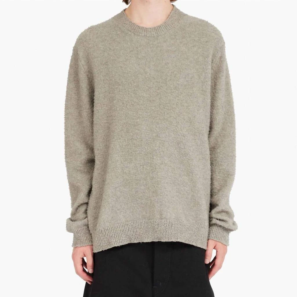 MAISON MARGIELA Crewneck Sweater In Sage Green 1