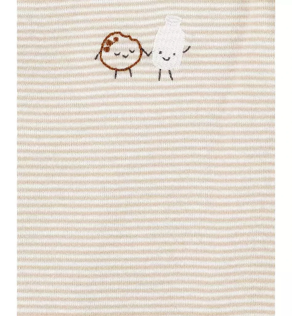 Carter's Baby Boys 5-Pk. Cotton Short-Sleeve Milk & Cookies Bodysuits 5